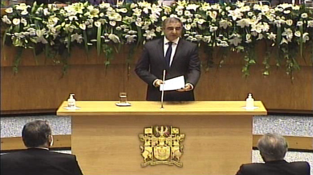 Discurso do Presidente do Governo da RAA, José Bolieiro, na cerimónia de Tomada de Posse do XIII Governo da Região Autónoma dos Açores