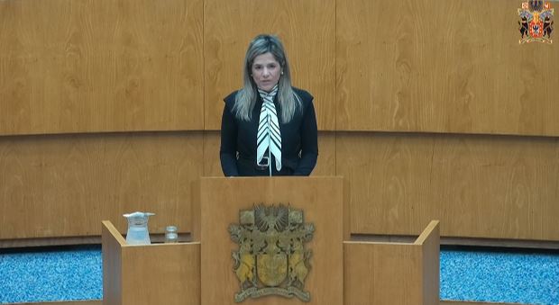 Pelo falecimento de Maria Zoraida de Bettencourt Salema Stattmiller de Saldanha Matos do Nascimento